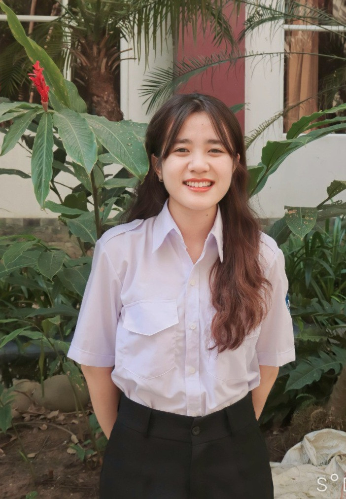 Nữ sinh và câu chuyện ý nghĩa về người khuyết tật. (Ảnh: NVCC) Nữ sinh và câu chuyện ý nghĩa về người khuyết tật. (Ảnh: NVCC)