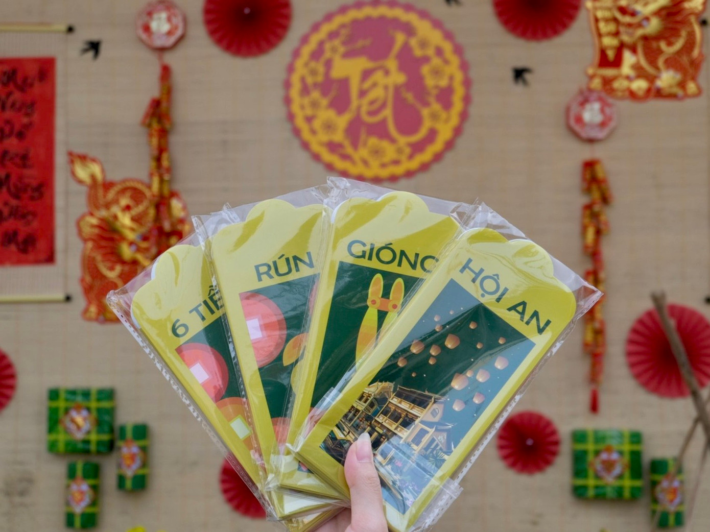 Bộ sưu tập bao lì xì An Lành do các bạn trẻ tự thiết kế. Bộ sưu tập bao lì xì An Lành do các bạn trẻ tự thiết kế.