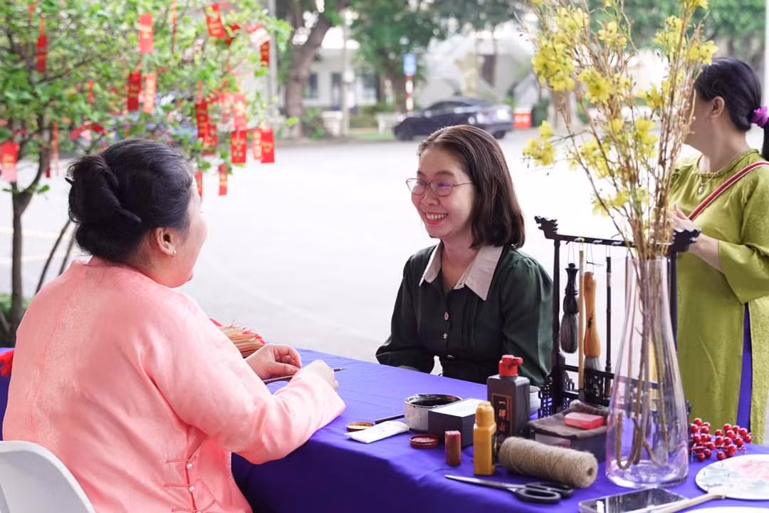 Nghi thức xin chữ đầu năm.