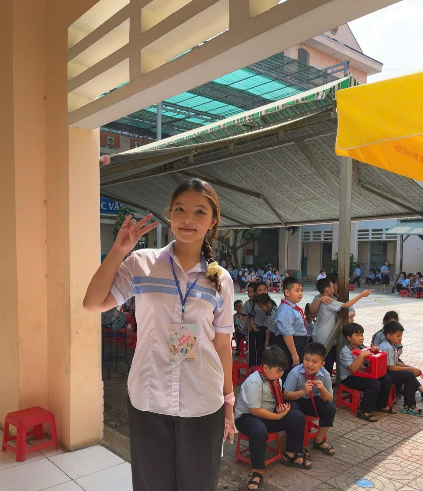 Quỳnh Như vẫn đang nỗ lực cho nghề giáo tương lai.