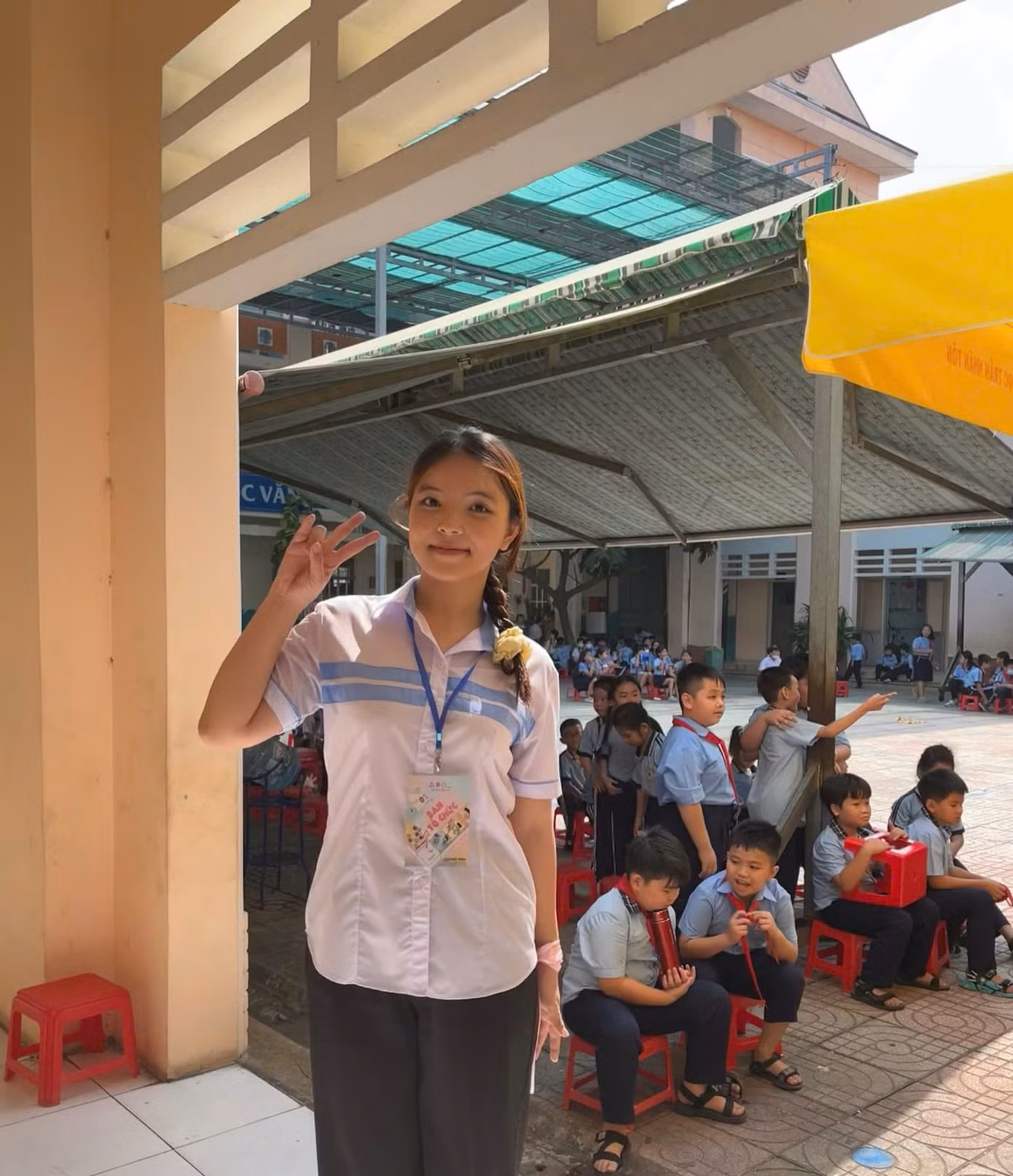 Quỳnh Như vẫn đang nỗ lực cho nghề giáo tương lai.