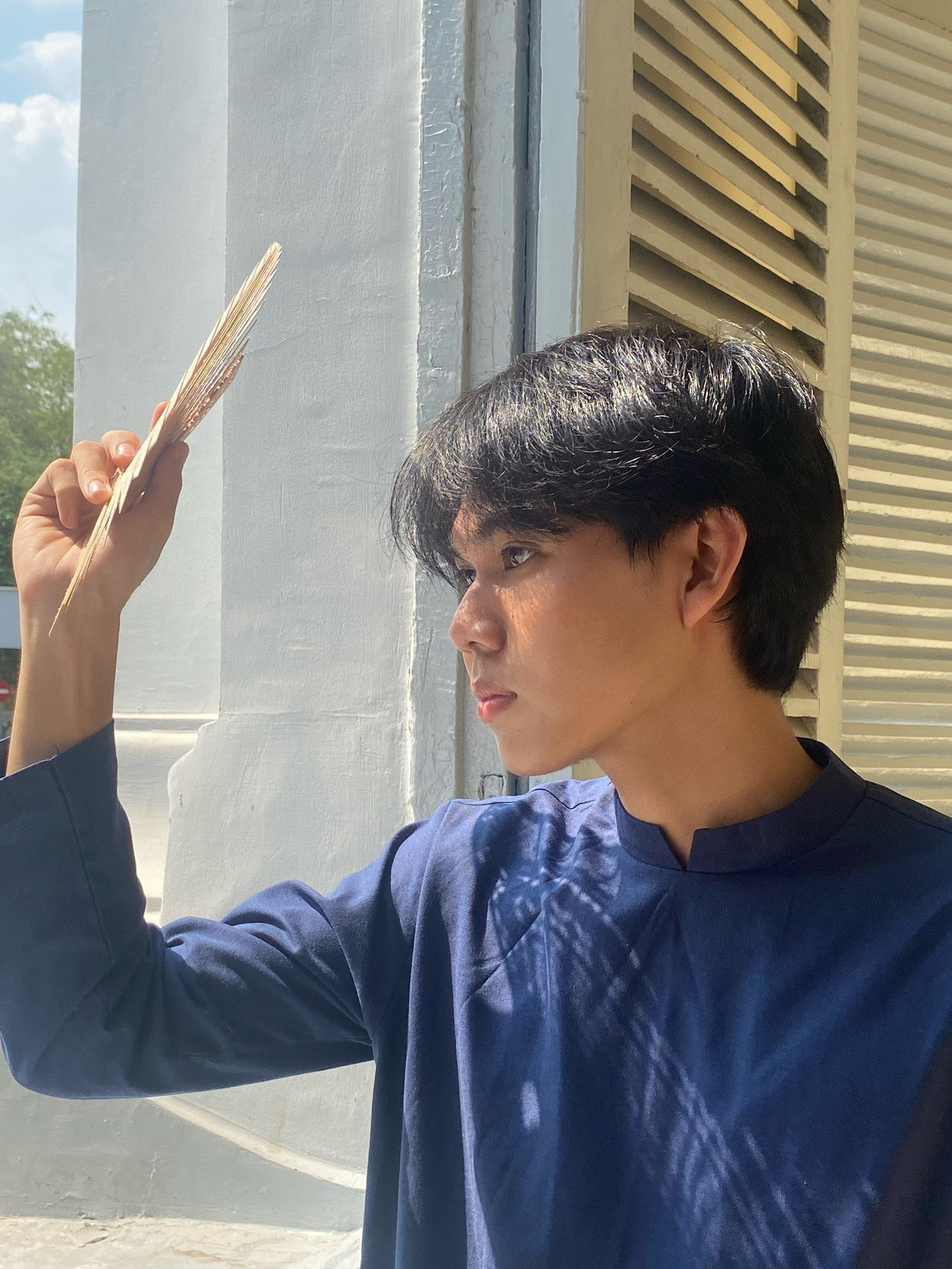 Giúp bạn đến kịp giờ thi và nghe tin bạn làm bài tốt là niềm vui lớn nhất đối với Hoàng Huy. (Ảnh: NVCC) Giúp bạn đến kịp giờ thi và nghe tin bạn làm bài tốt là niềm vui lớn nhất đối với Hoàng Huy. (Ảnh: NVCC)