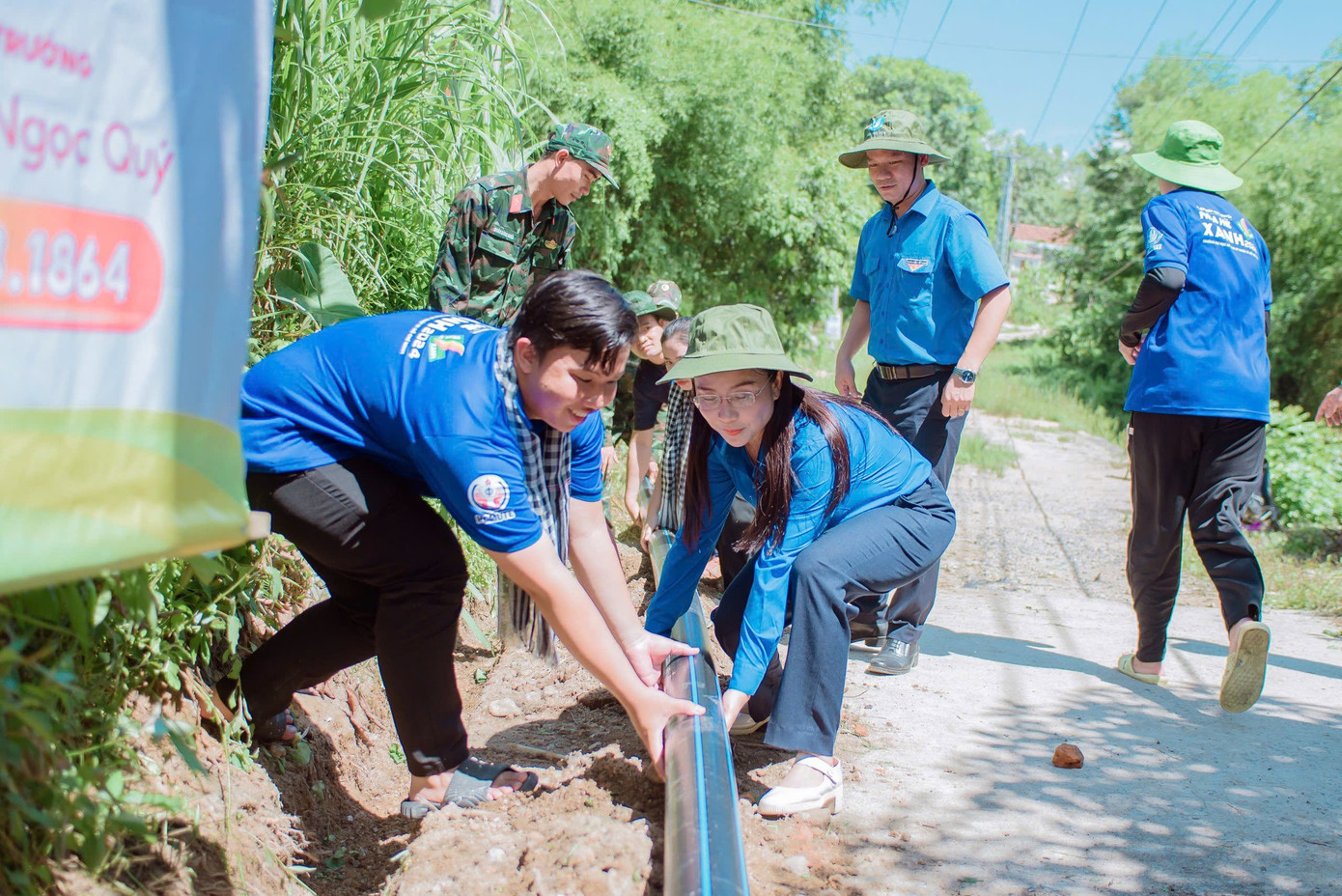 Ngọc Quý tham gia chiến dịch &apos;Mùa Hè Xanh&apos; 2024.