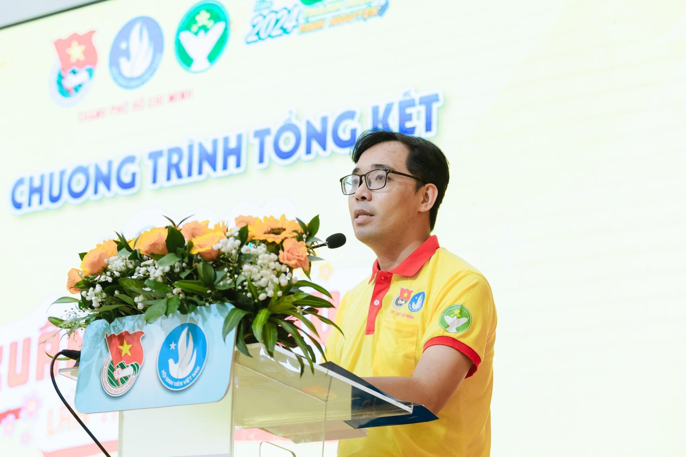 Anh Nguyễn Tất Toàn phát biểu tại chương trình. (Ảnh: TLTĐ) Anh Nguyễn Tất Toàn phát biểu tại chương trình. (Ảnh: TLTĐ)