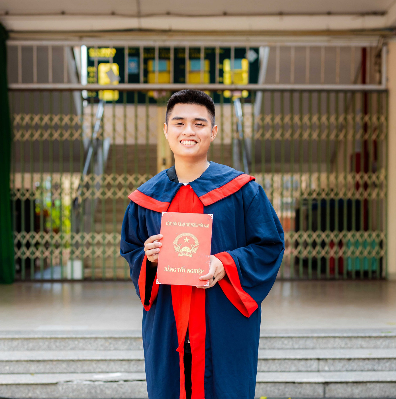 Chân dung nam sinh Hoàng Nguyên Lương, người truyền cảm hứng về ý chí vươn lên trong cuộc sống. (Ảnh: NVCC)