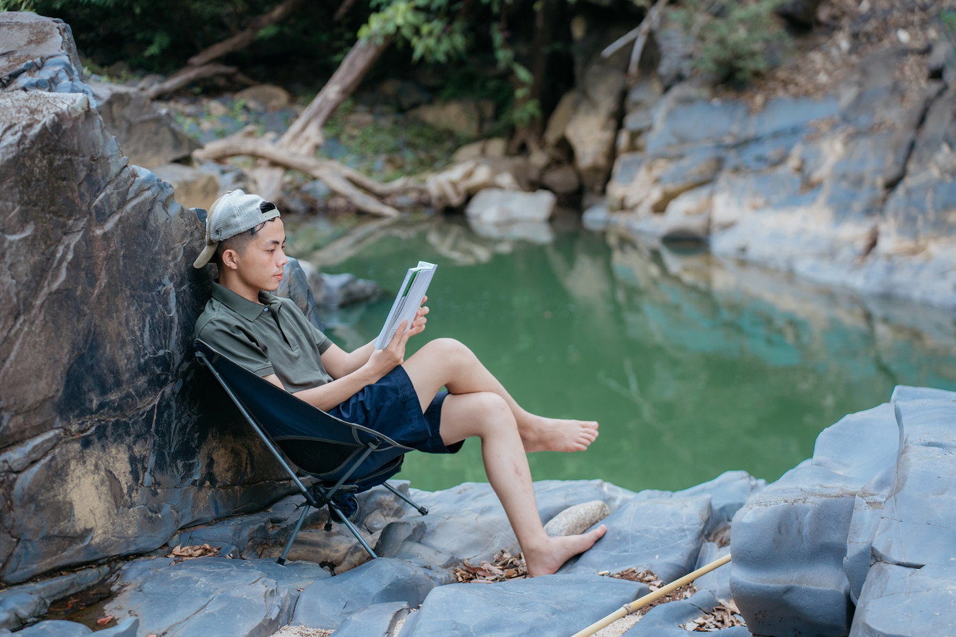 Cảm giác thư thái, an yên trong tâm hồn mỗi người khi được hòa mình vào thiên nhiên, cảnh sắc hữu tình. Cảm giác thư thái, an yên trong tâm hồn mỗi người khi được hòa mình vào thiên nhiên, cảnh sắc hữu tình.