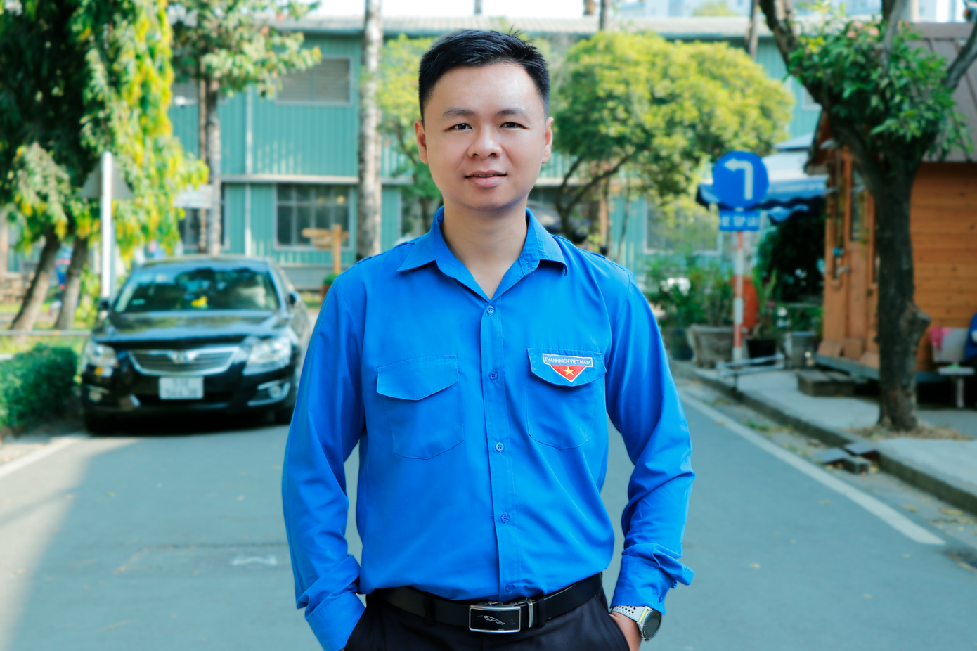 Lê Xuân Thân - chàng trai nhiệt huyết với công tác Đoàn. (Ảnh: NVCC)