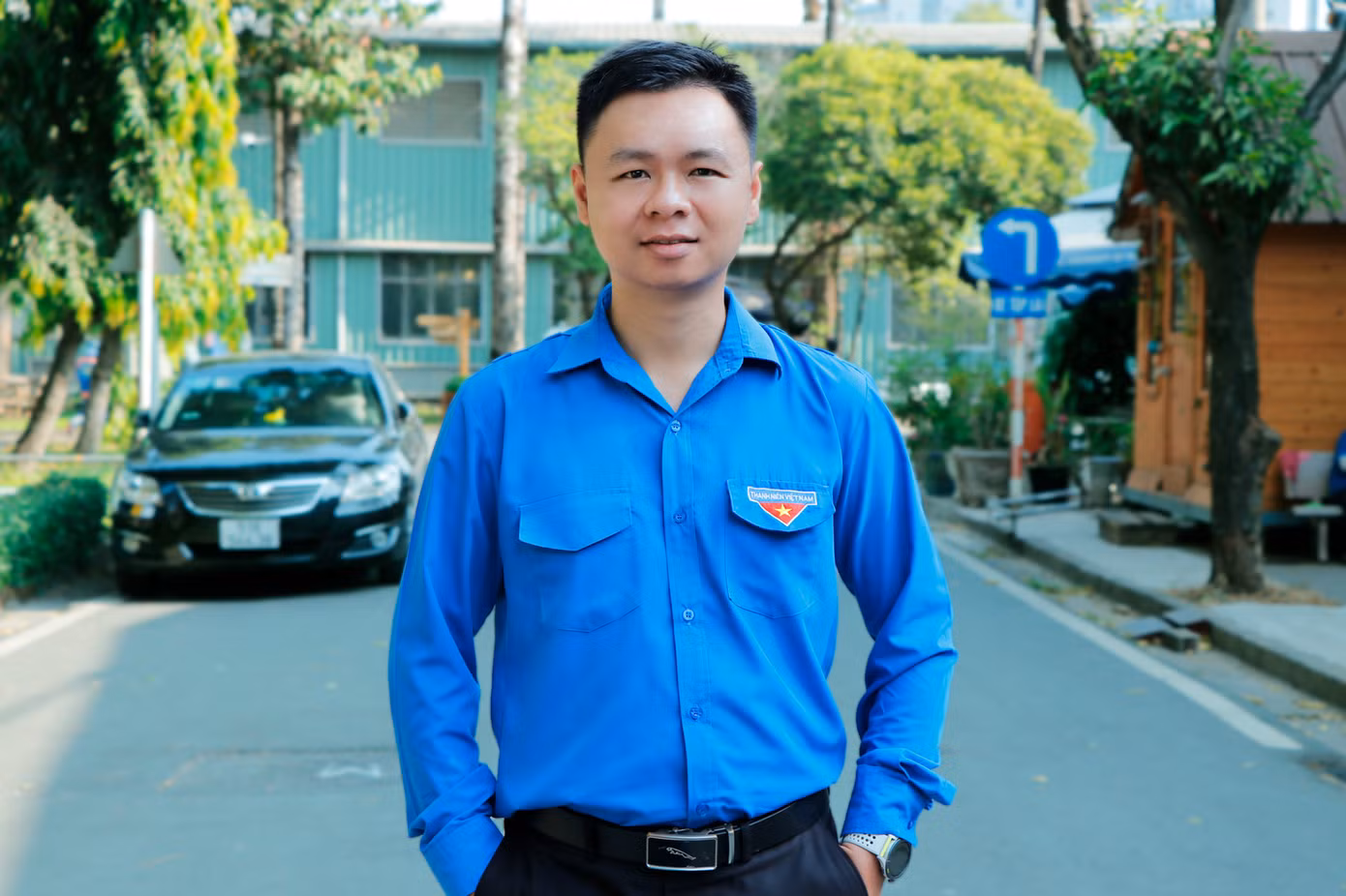 Lê Xuân Thân - chàng trai nhiệt huyết với công tác Đoàn. (Ảnh: NVCC)