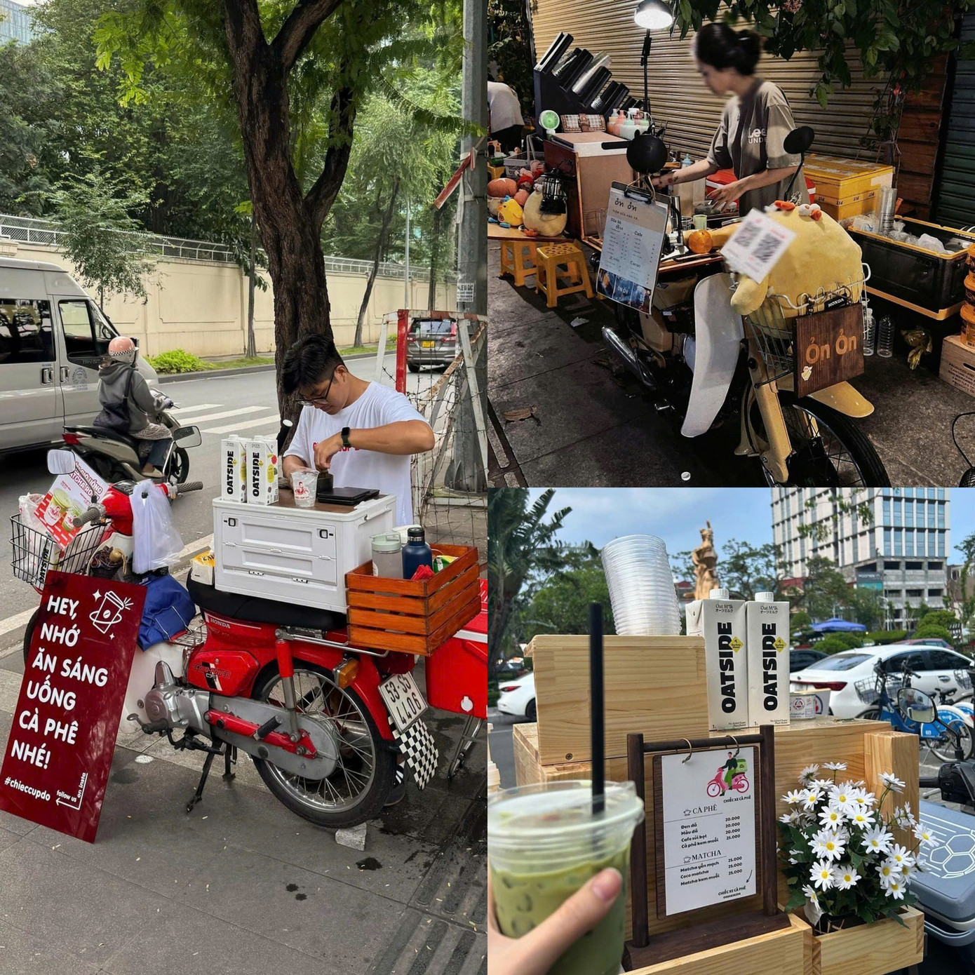 Những chiếc xe matcha di động ghi điểm trong mắt bạn trẻ bởi màu sắc bắt mắt. Những chiếc xe matcha di động ghi điểm trong mắt bạn trẻ bởi màu sắc bắt mắt.