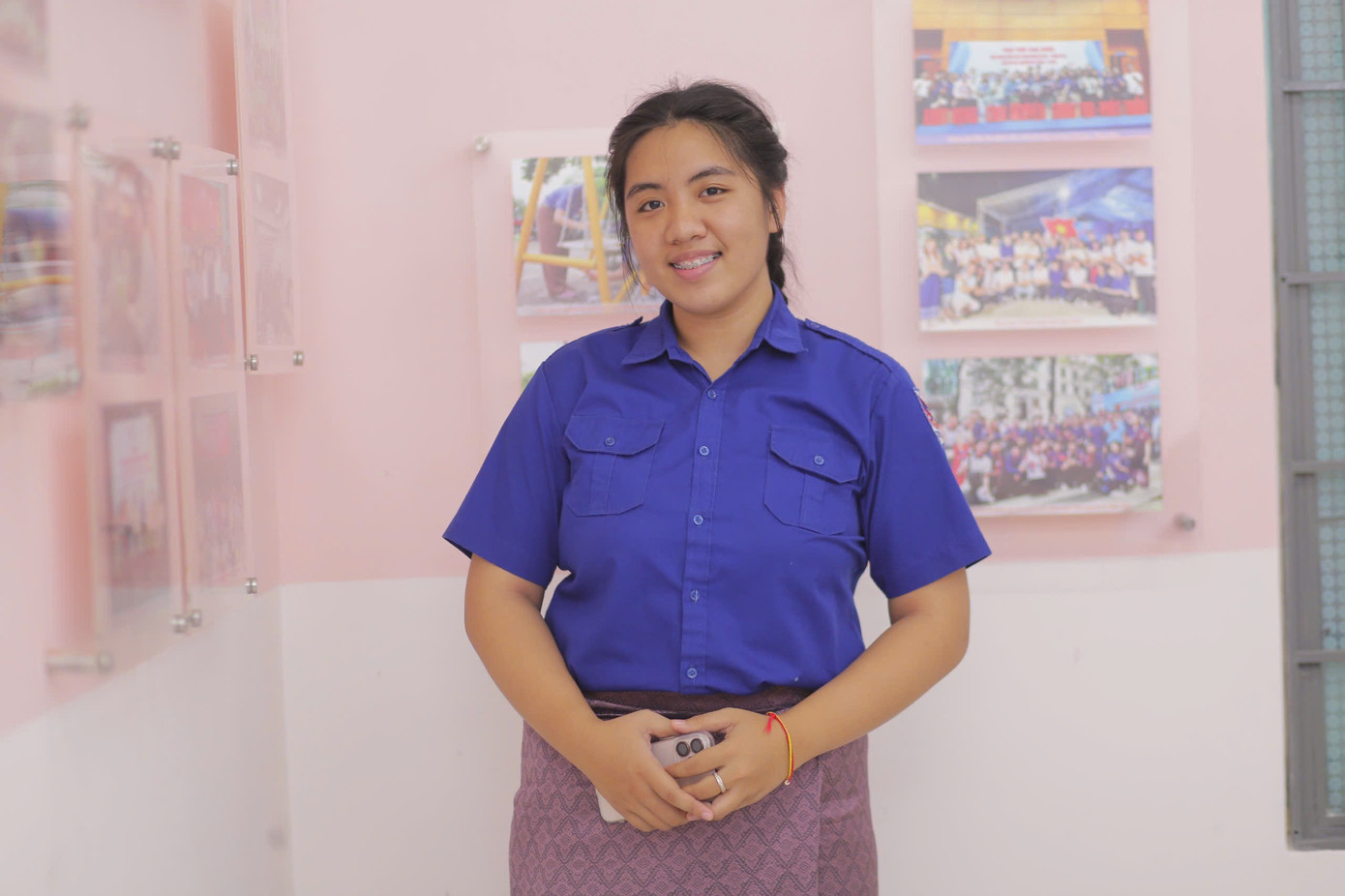 Phommakone Dalavanh bày tỏ niềm vui khi ở và sinh hoạt tại KTX. Phommakone Dalavanh bày tỏ niềm vui khi ở và sinh hoạt tại KTX.