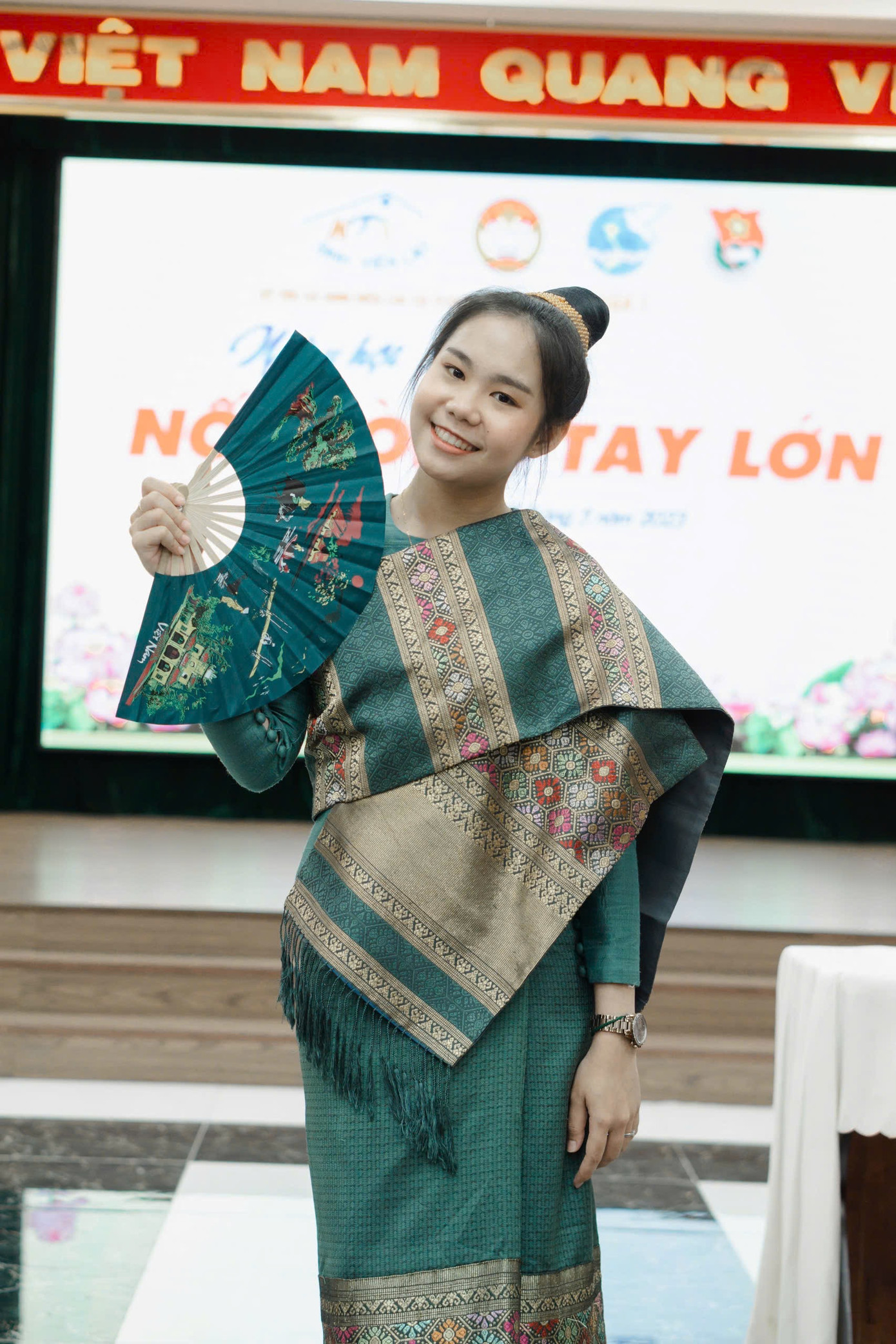 Thimahaxay Roungvilay - sinh viên Lào đang học tập tại TP. HCM.