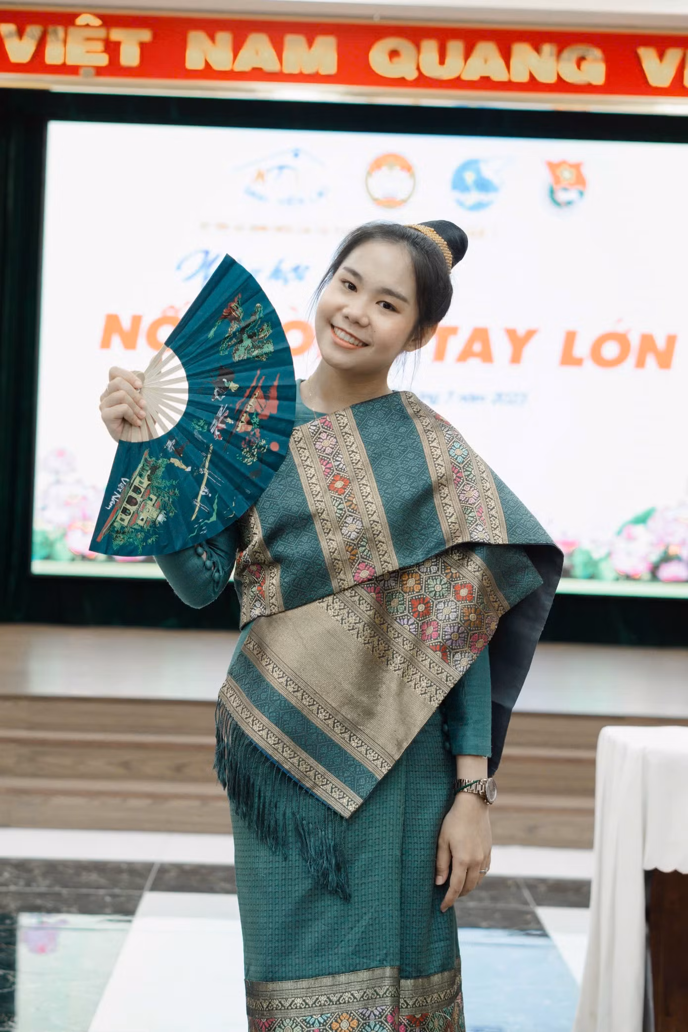 Thimahaxay Roungvilay - sinh viên Lào đang học tập tại TP. HCM.