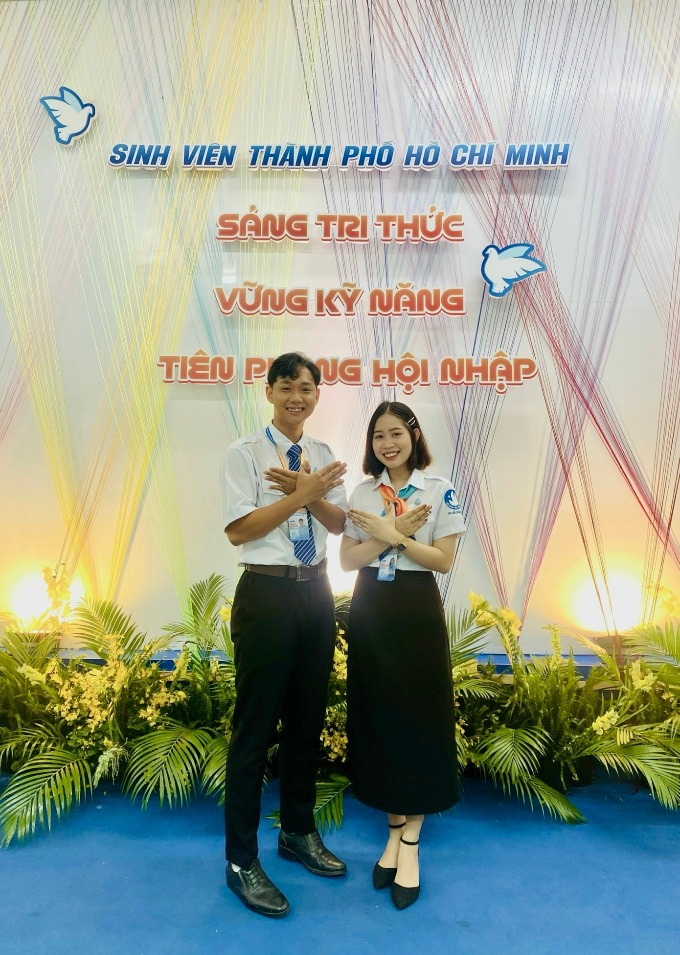 Hoàng Đa là đại biểu tham dự Đại hội VII Hội Sinh viên TP. HCM. (Ảnh: NVCC)