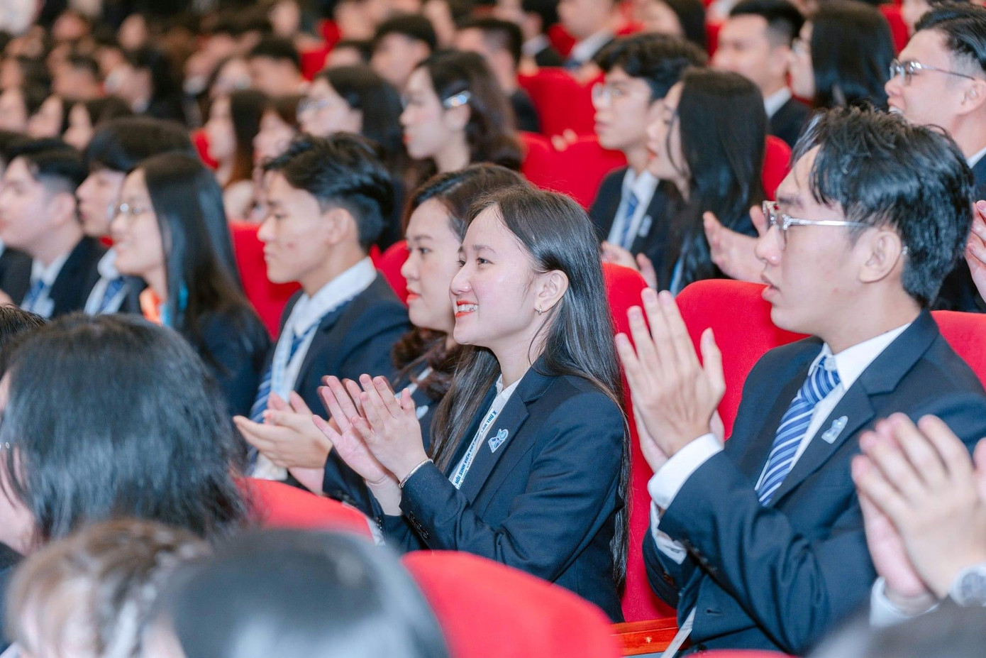 Vừa qua Quỳnh là một trong những đại biểu tham dự Đại hội Đại biểu Hội Sinh viên toàn quốc lần thứ XI. (Ảnh: NVCC)