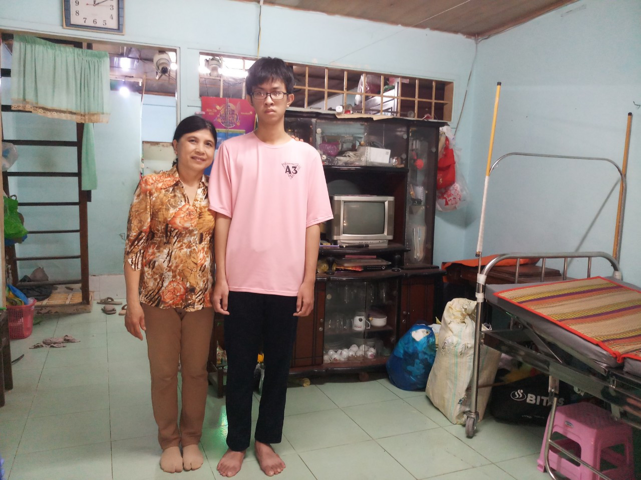 Hoàng Anh và mẹ. (Ảnh: NVCC) Hoàng Anh và mẹ. (Ảnh: NVCC)