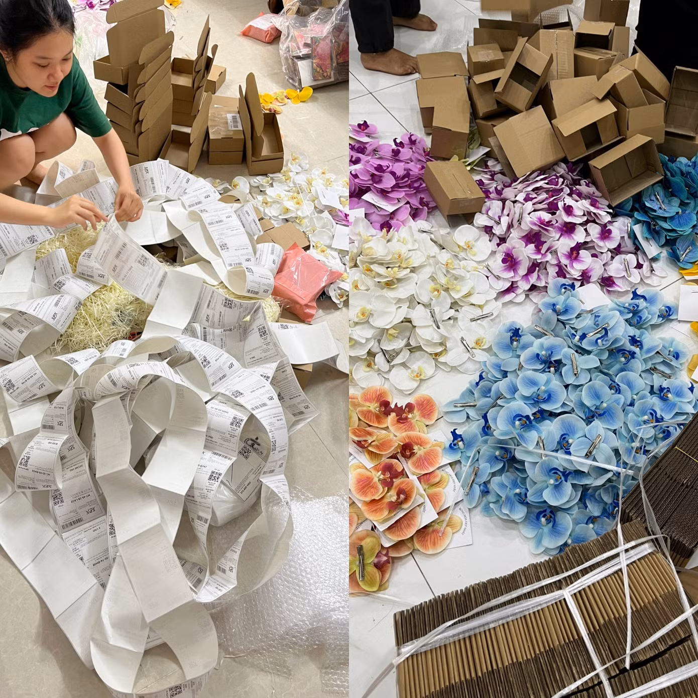 Nhiều bạn trẻ lựa chọn kinh doanh trong thời điểm vàng của trào lưu kẹp hoa.