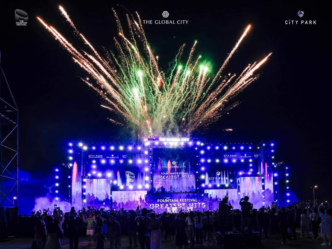 Lễ hội nhạc nước The Fountain Festival diễn ra vào 30/4 - 1/5 hứa hẹn bùng cháy cùng những tiết mục sôi động từ dàn nghệ sĩ khách mời: Suboi, Pháo, Chillies, Bức Tường & Phạm Anh Khoa... (Ảnh: The Global City) Lễ hội nhạc nước The Fountain Festival diễn ra vào 30/4 - 1/5 hứa hẹn bùng cháy cùng những tiết mục sôi động từ dàn nghệ sĩ khách mời: Suboi, Pháo, Chillies, Bức Tường & Phạm Anh Khoa... (Ảnh: The Global City)