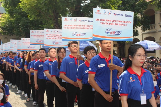 Sinh viên tình nguyện ra quân chương trình 'Tiếp sức mùa thi' năm 2023. Sinh viên tình nguyện ra quân chương trình 'Tiếp sức mùa thi' năm 2023.