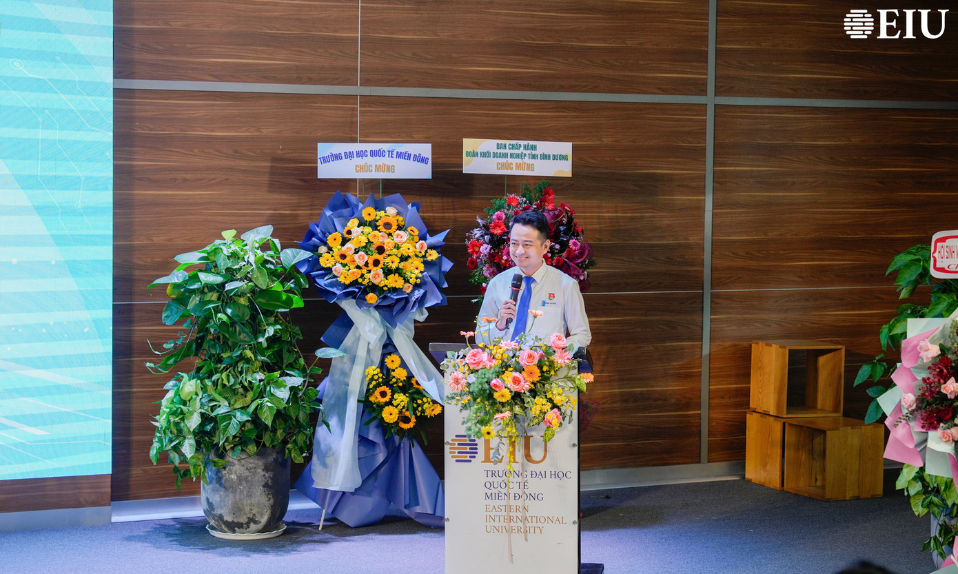 Anh Lê Tuấn Anh phát biểu tại Đại hội.