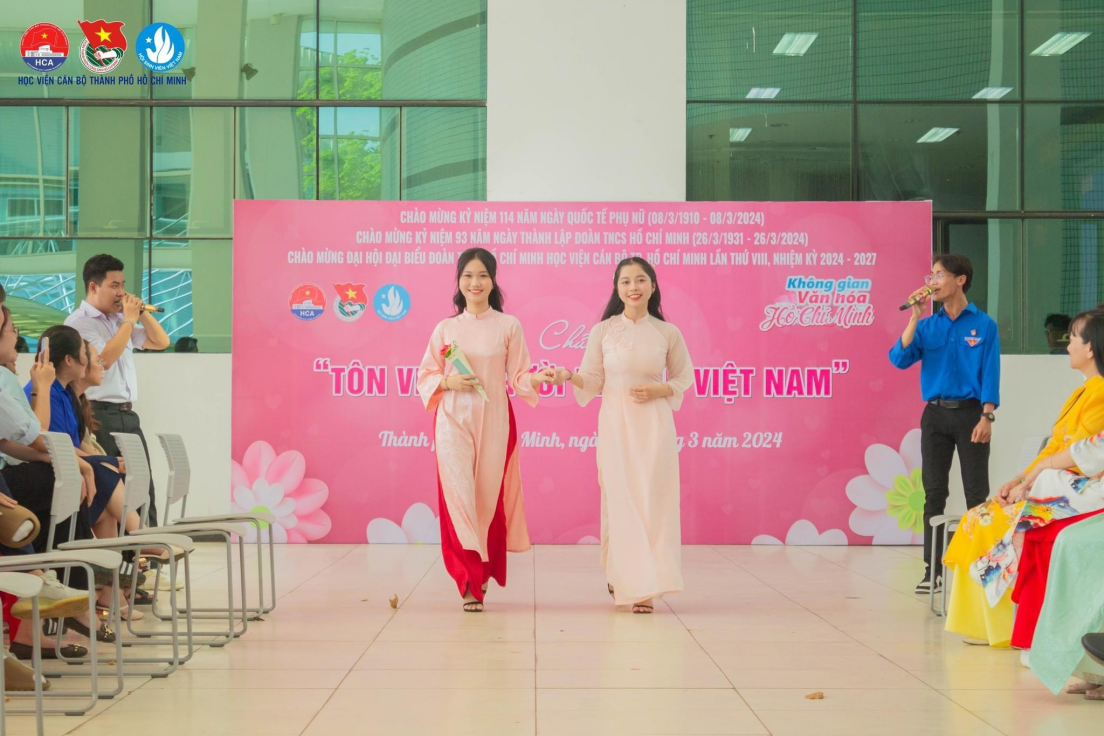 Chương trình tổ chức ngày 8/3/2024, với chủ đề “Tôn vinh người phụ nữ Việt Nam”, nhân Kỷ niệm 114 năm Ngày Quốc tế Phụ nữ.