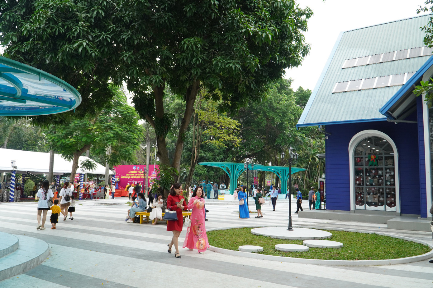 Không gian Khu vườn sách được thiết kế ấn tượng. Không gian Khu vườn sách được thiết kế ấn tượng.