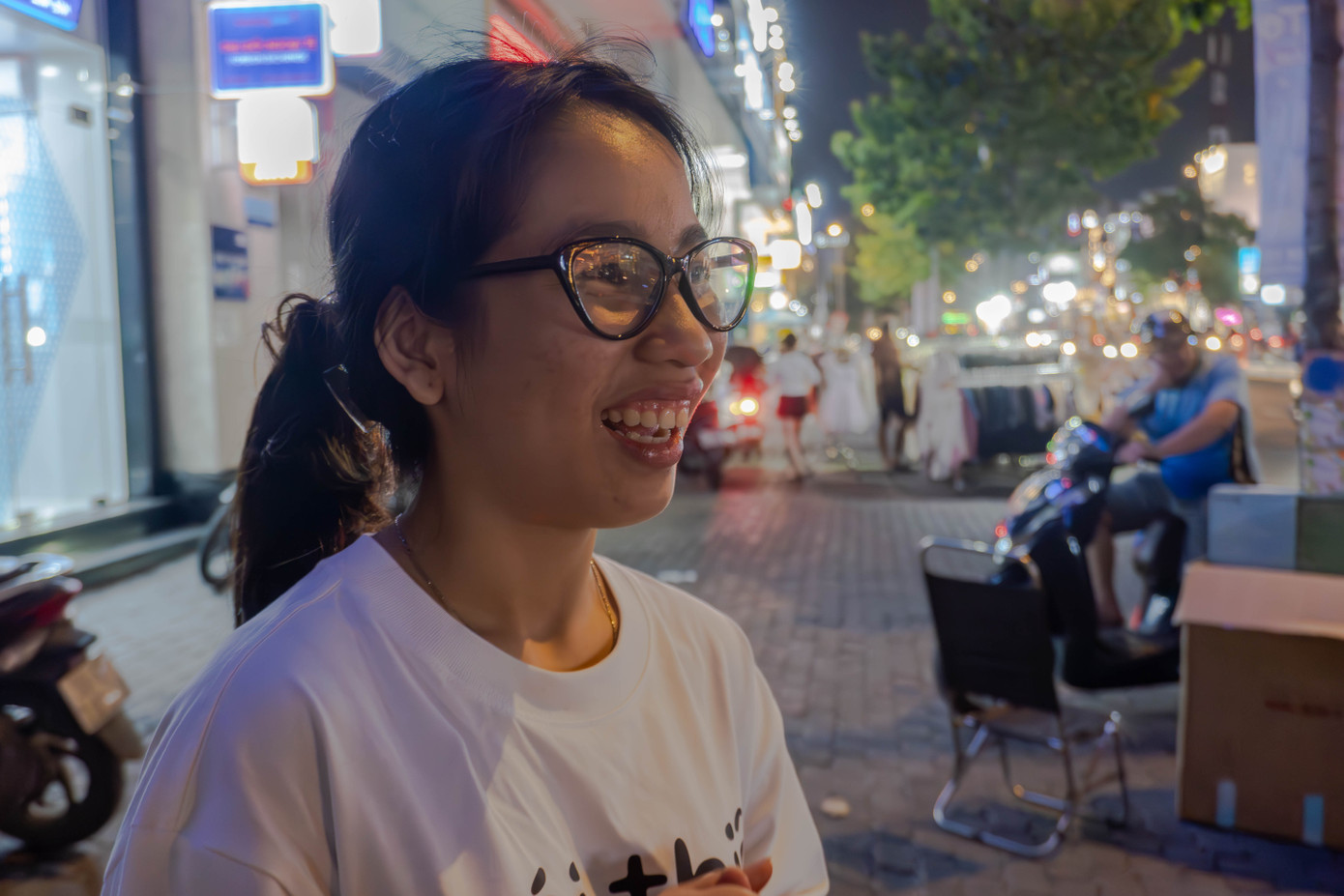 Bùi Ngọc Mỹ Anh - một trong những người sáng lập dự án. (Ảnh: Xuân Tiên)