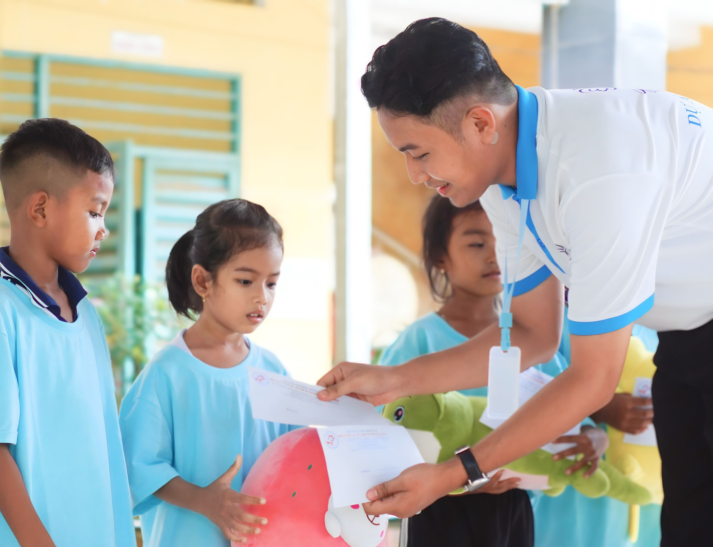 Thạch Ngọc Hải - Người sáng lập 'Dự án cho em'. Thạch Ngọc Hải - Người sáng lập 'Dự án cho em'.