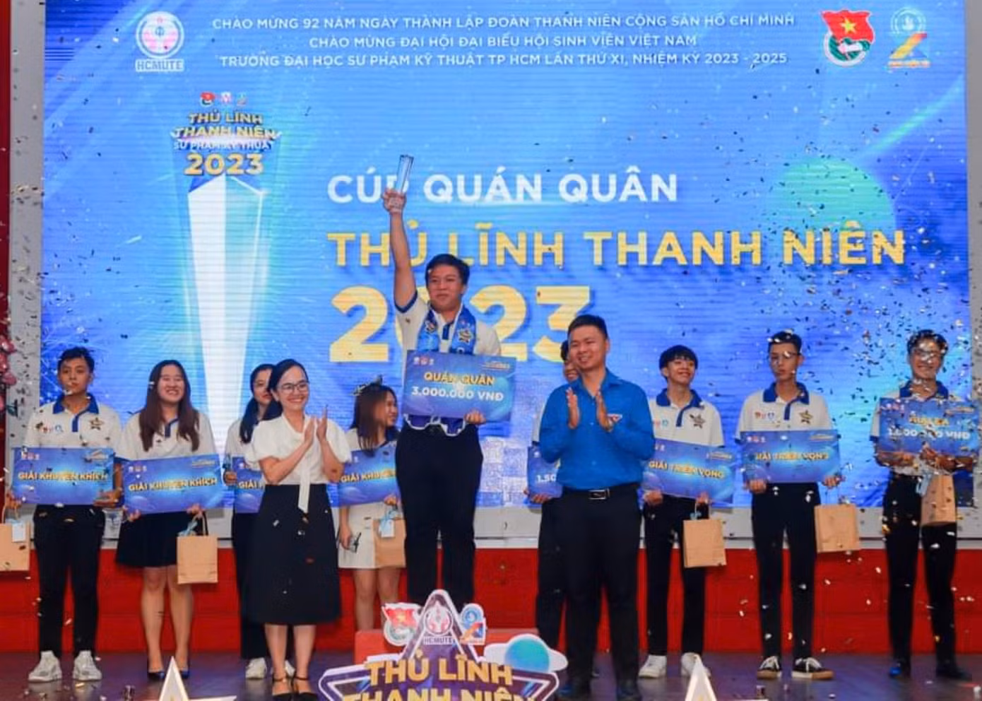Ngọc Quý là Quán quân cuộc thi Thủ lĩnh Thanh niên trường ĐH Sư phạm kỹ thuật TP. HCM 2023. Ngọc Quý là Quán quân cuộc thi Thủ lĩnh Thanh niên trường ĐH Sư phạm kỹ thuật TP. HCM 2023.