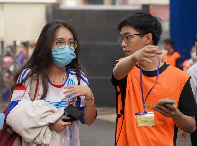 Thí sinh dự thi Kỳ thi Đánh giá năng lực do ĐHQG TP. HCM tổ chức năm 2024.