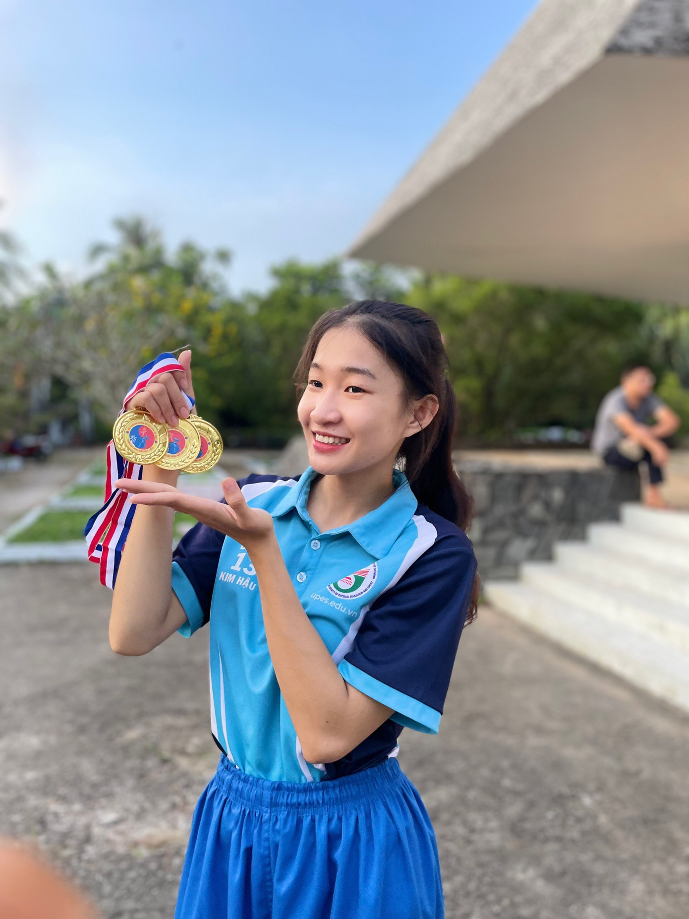 Kim Hậu đạt nhiều thành tích cao ở bộ môn võ Vovinam. (Ảnh: NVCC) Kim Hậu đạt nhiều thành tích cao ở bộ môn võ Vovinam. (Ảnh: NVCC)