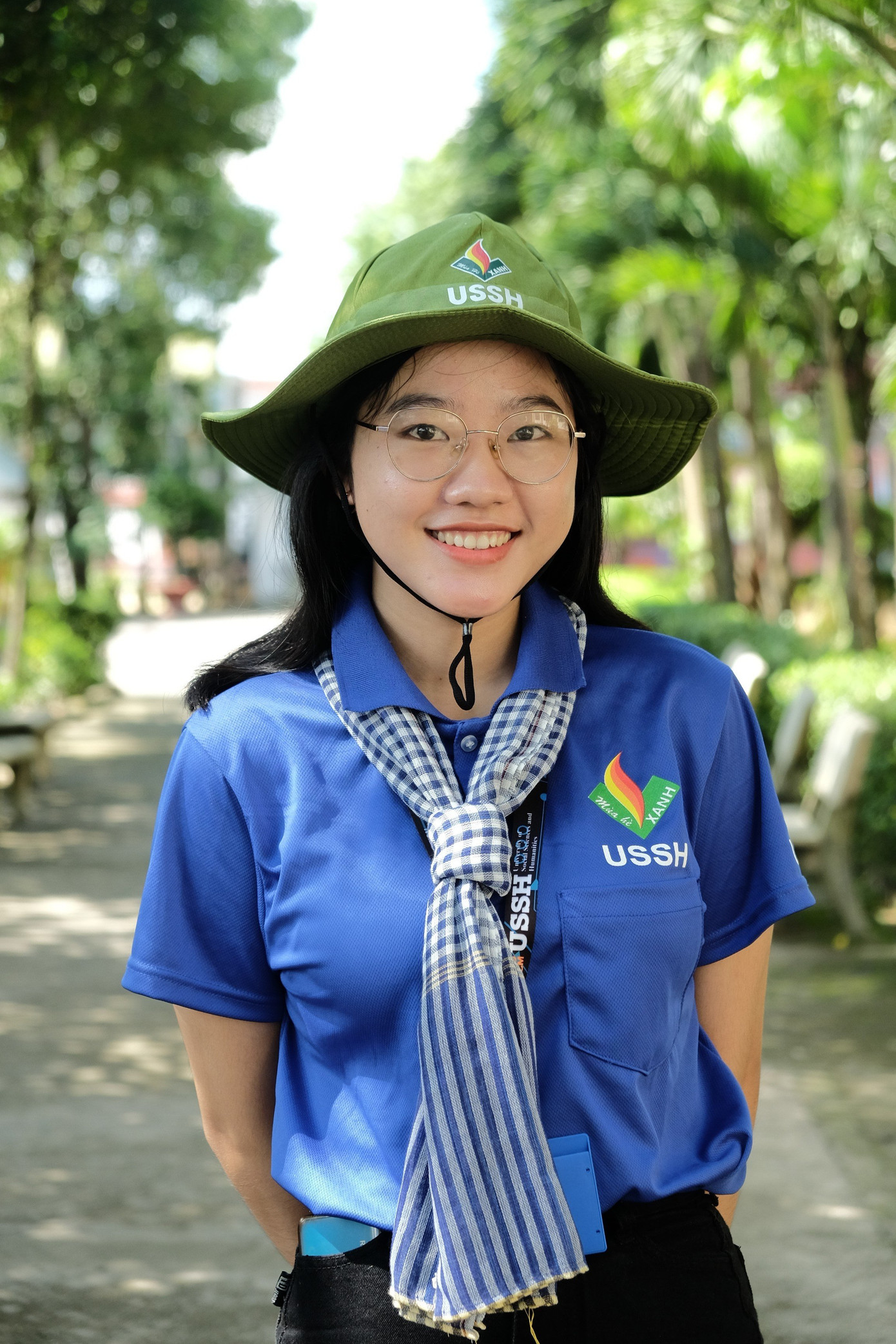 'Sao Tháng Giêng' Phạm Thị Diễm Hân (trường ĐH KHXH&NV, ĐHQG TP. HCM). (Ảnh: NVCC)