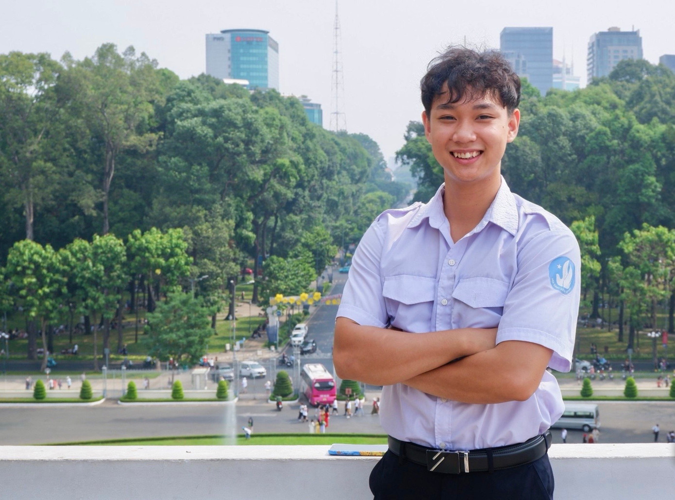 Võ Nguyễn Hoàng Đa đạt danh hiệu 'Sinh viên 5 tốt' cấp T.Ư năm 2023. (Ảnh: NVCC)