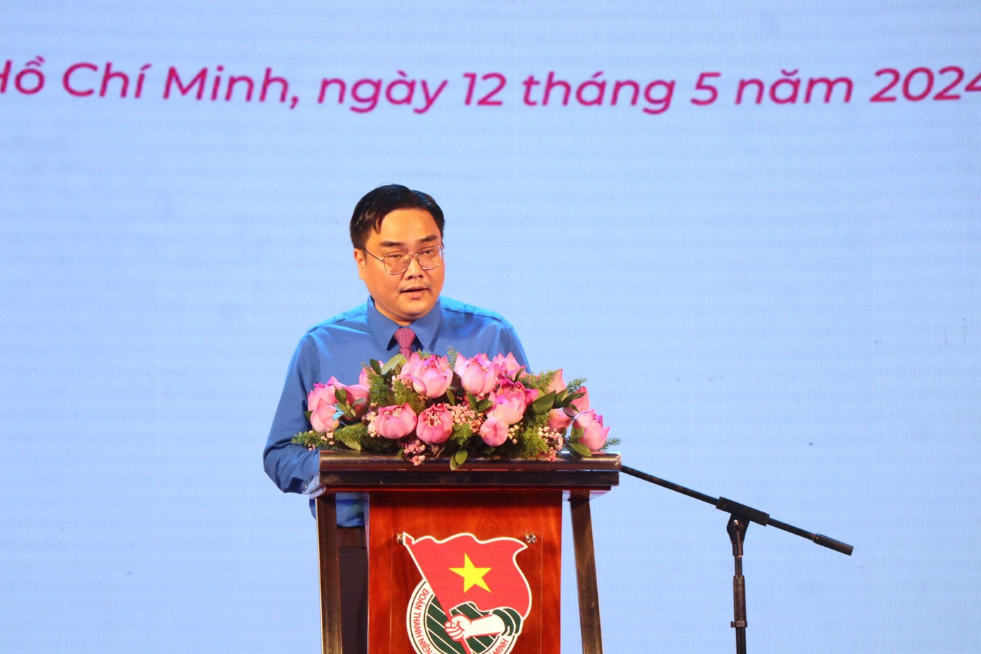 Anh Ngô Minh Hải tại Lễ tuyên dương 'Thanh niên tiên tiến TP. HCM làm theo lời Bác' 2024. (Ảnh: Ngô Tùng) Anh Ngô Minh Hải tại Lễ tuyên dương 'Thanh niên tiên tiến TP. HCM làm theo lời Bác' 2024. (Ảnh: Ngô Tùng)