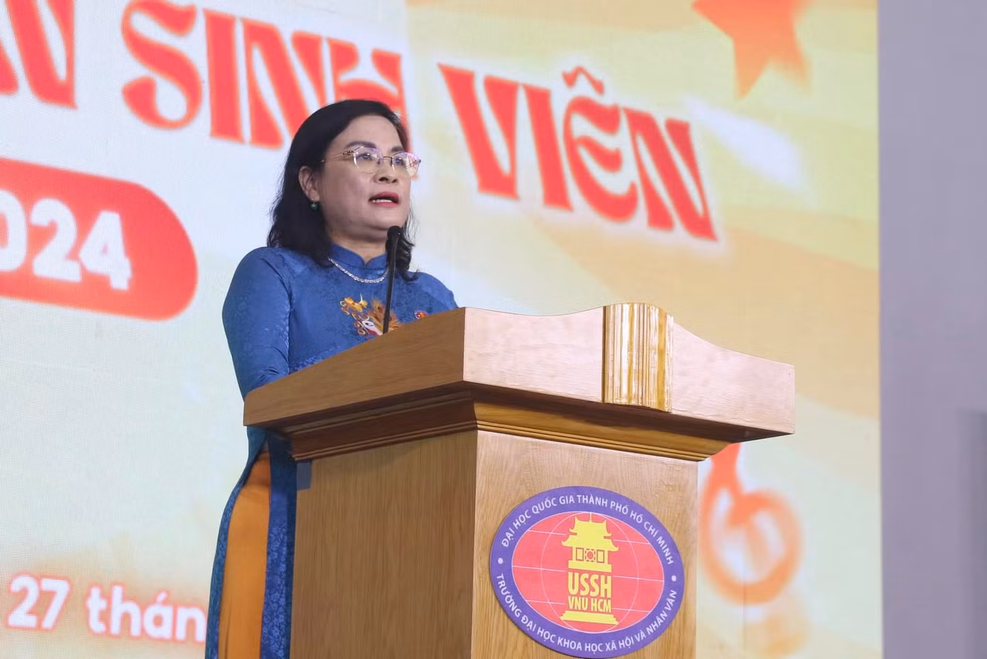PGS. TS Ngô Thị Phương Lan phát biểu tại Ngày hội. (Ảnh: NTCC)
