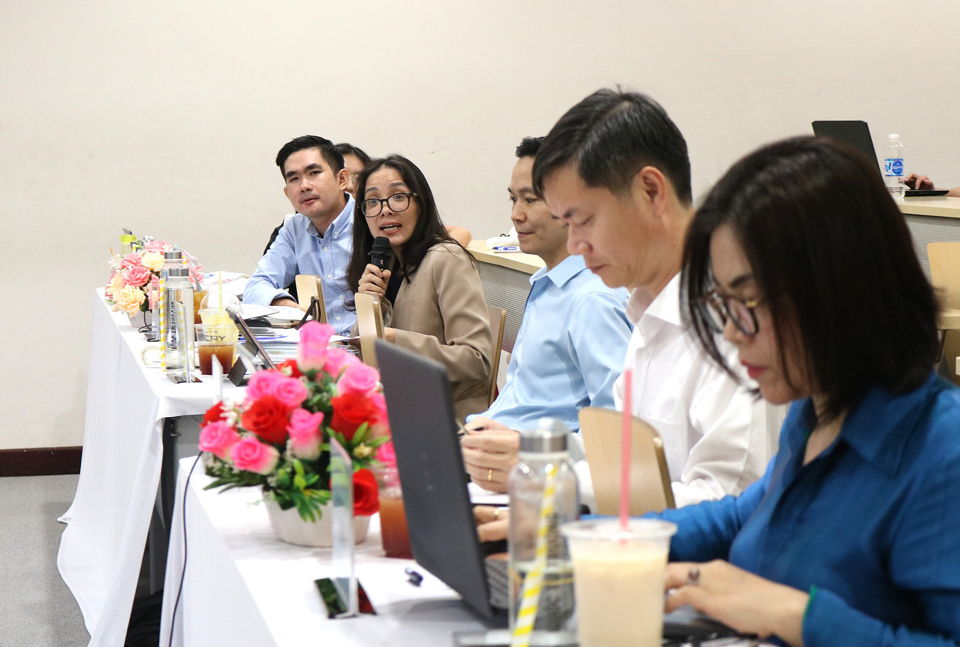 Chị Nguyễn Thị Hồng Vân - Thành viên Hội đồng đánh giá, tin rằng việc phát triển dự án này để đi vào ứng dụng, thương mại hóa là khả thi.