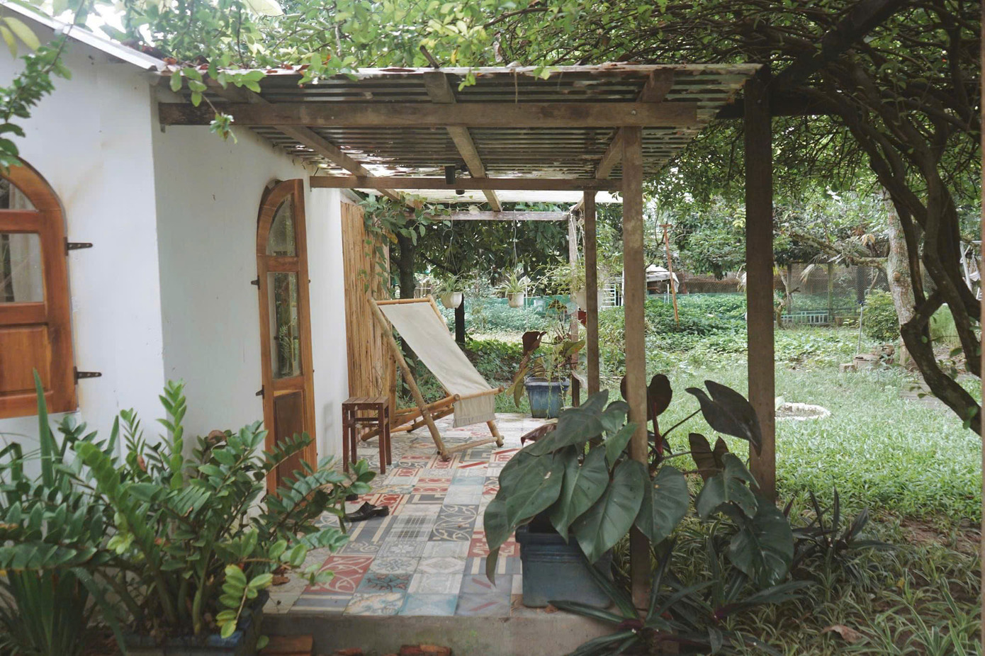 Homestay 'Vườn nhà ngoại' mang đến một hình ảnh yên bình của vùng quê (Ảnh: 'Vườn nhà ngoại' Homestay) Homestay 'Vườn nhà ngoại' mang đến một hình ảnh yên bình của vùng quê (Ảnh: 'Vườn nhà ngoại' Homestay)