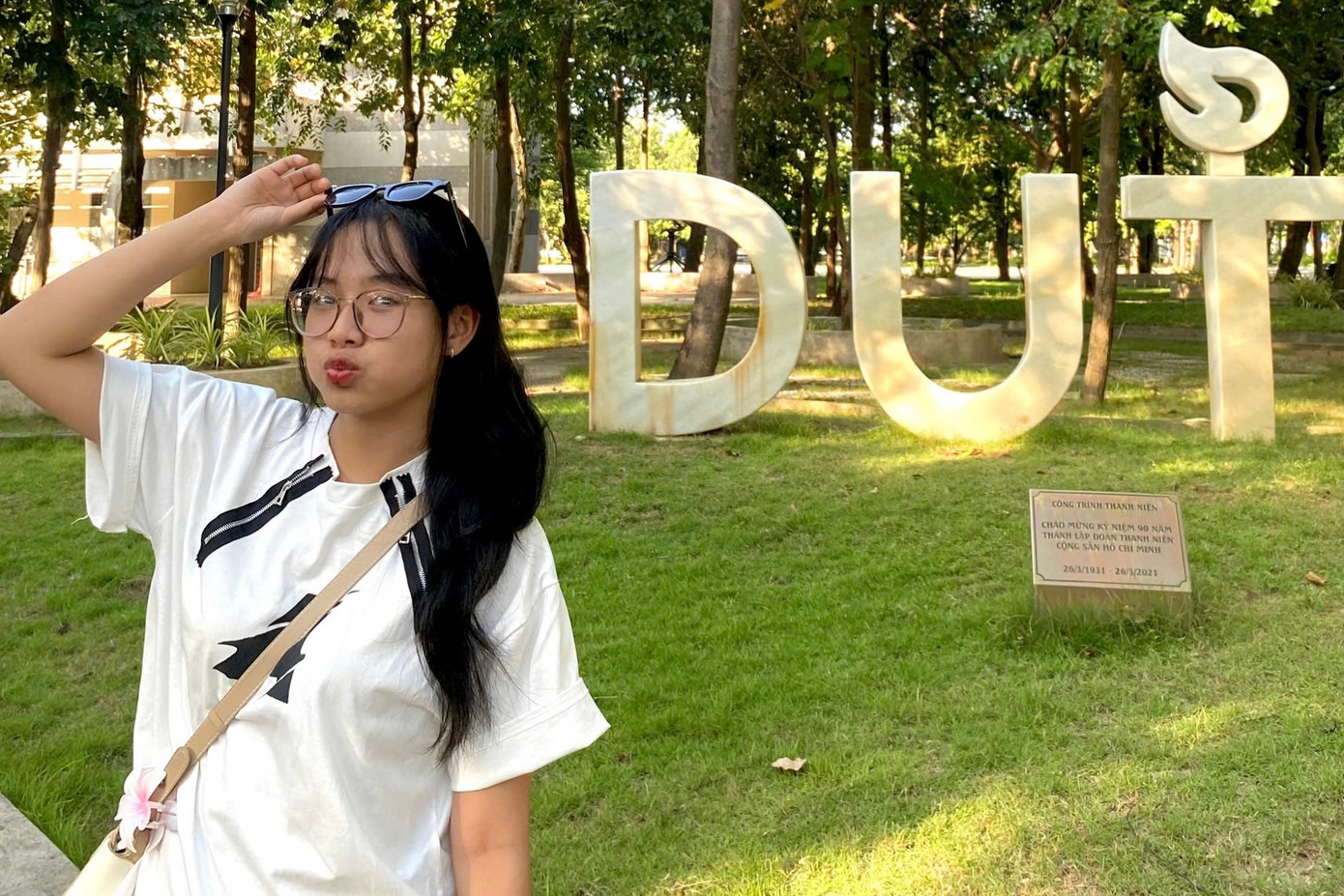 Không những đam mê thể thao, Thy còn là một học sinh toàn diện của trường. (Ảnh: NVCC)