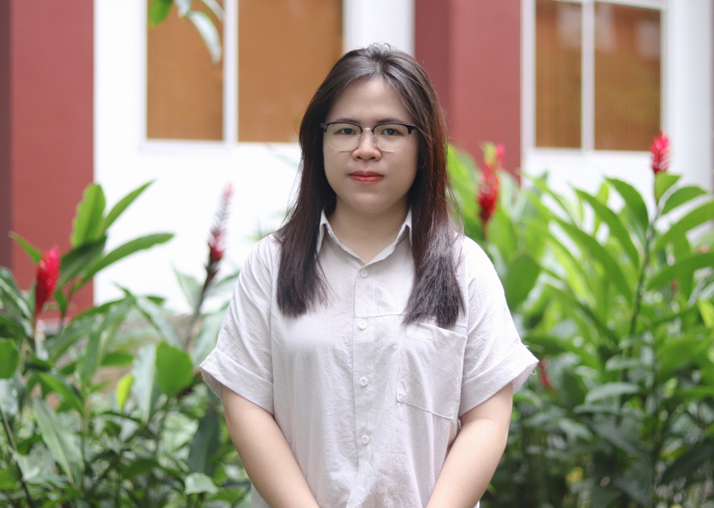 Nữ sinh viên hết mình nghiên cứu về lĩnh vực công nghệ sinh học để góp phần tạo tiền đề phát triển các sản phẩm công nghệ trong tương lai. (Ảnh: NVCC) Nữ sinh viên hết mình nghiên cứu về lĩnh vực công nghệ sinh học để góp phần tạo tiền đề phát triển các sản phẩm công nghệ trong tương lai. (Ảnh: NVCC)