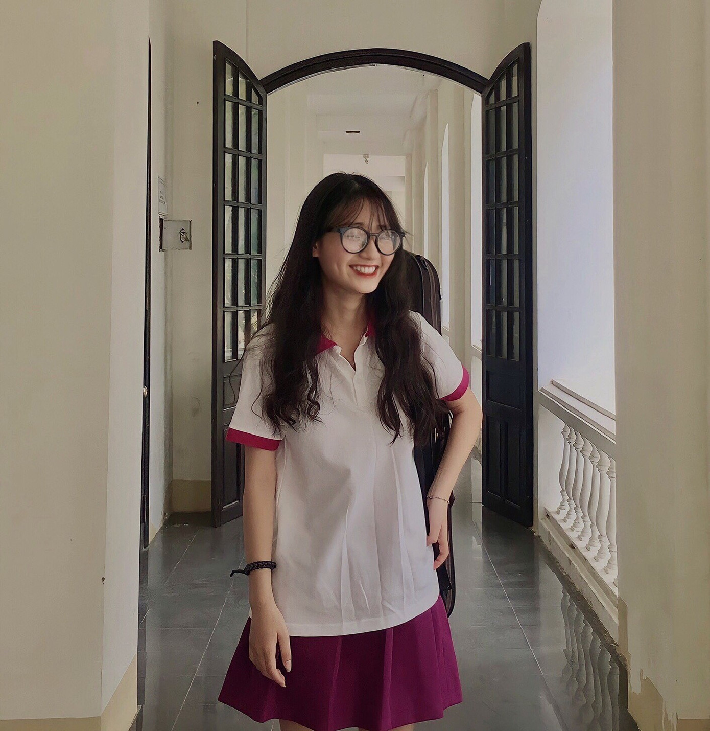 Lê Nguyễn Mai Anh, sinh viên năm nhất Học viện Âm nhạc Huế. (Ảnh: NVCC) Lê Nguyễn Mai Anh, sinh viên năm nhất Học viện Âm nhạc Huế. (Ảnh: NVCC)