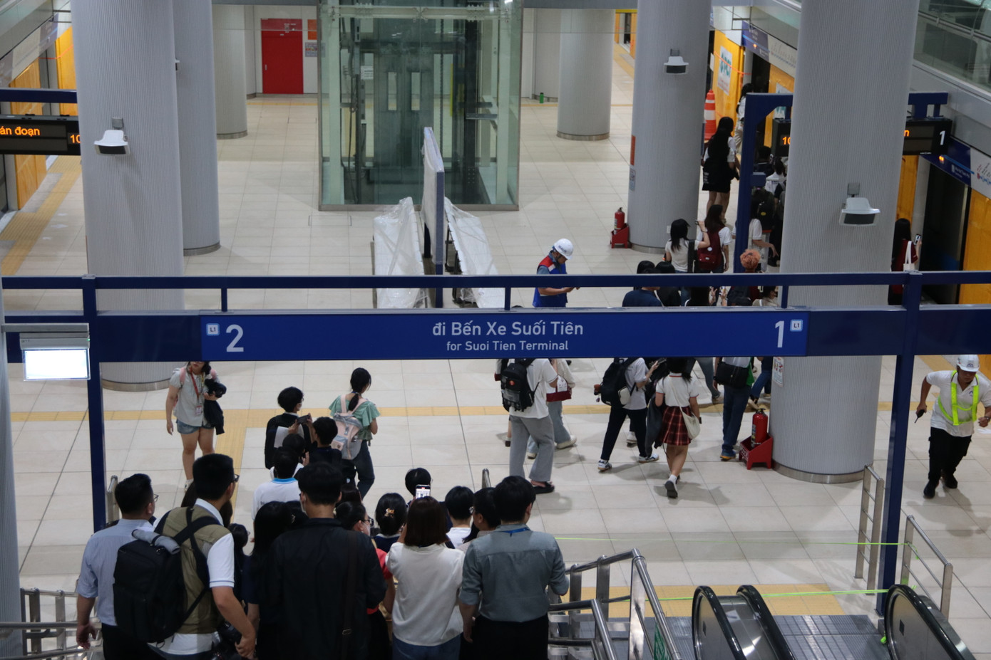 Quang cảnh tại nhà ga Trung tâm.