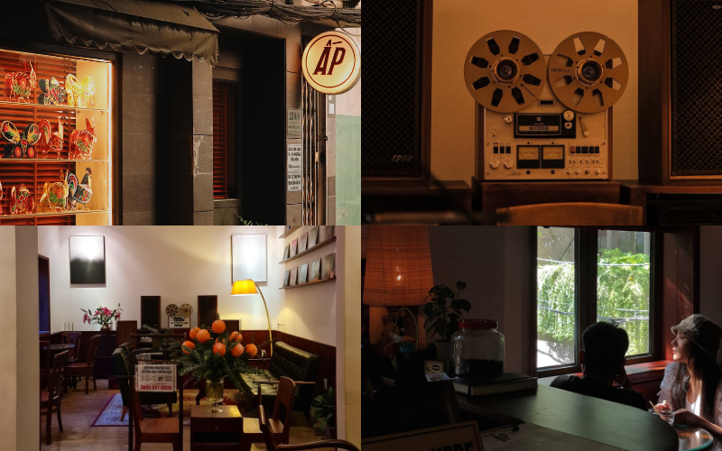 Không gian Đà Lạt được tái hiện tại cà phê 'Ấp'. (Ảnh: NVCC) Không gian Đà Lạt được tái hiện tại cà phê 'Ấp'. (Ảnh: NVCC)