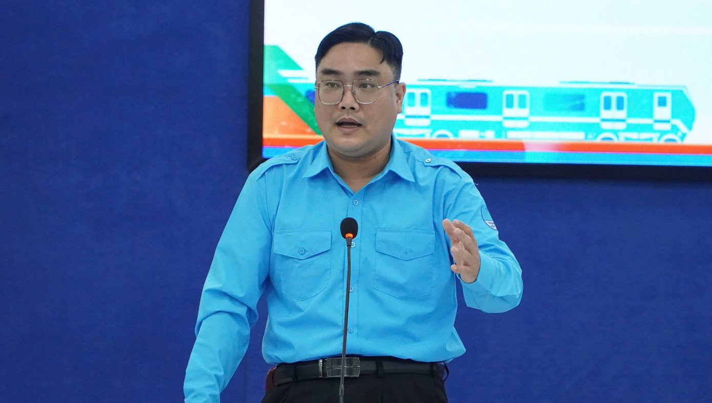 Anh Ngô Minh Hải - Bí thư Thành Đoàn, Chủ tịch Hội LHTN TP. HCM thông tin về những điểm mới tại Đại hội Đại biểu Hội LHTN TP. HCM lần thứ IX. Anh Ngô Minh Hải - Bí thư Thành Đoàn, Chủ tịch Hội LHTN TP. HCM thông tin về những điểm mới tại Đại hội Đại biểu Hội LHTN TP. HCM lần thứ IX.