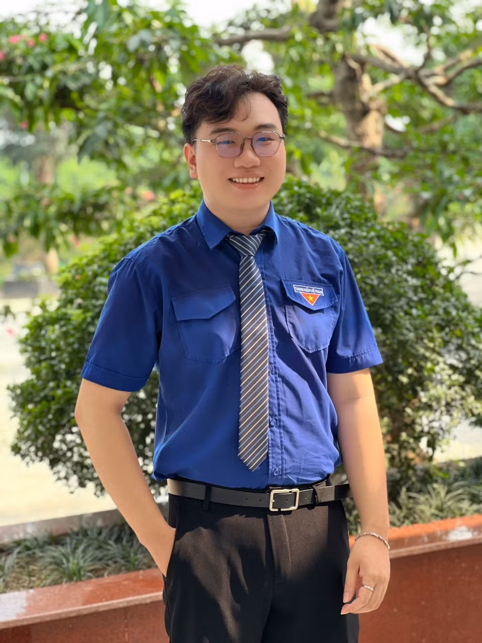 Anh Phạm Thành Thông - Ủy viên Ban Thường vụ Đoàn trường ĐH KHXH&amp;NV, trưởng Ban Tổ chức chuỗi chương trình "Tôi kể".