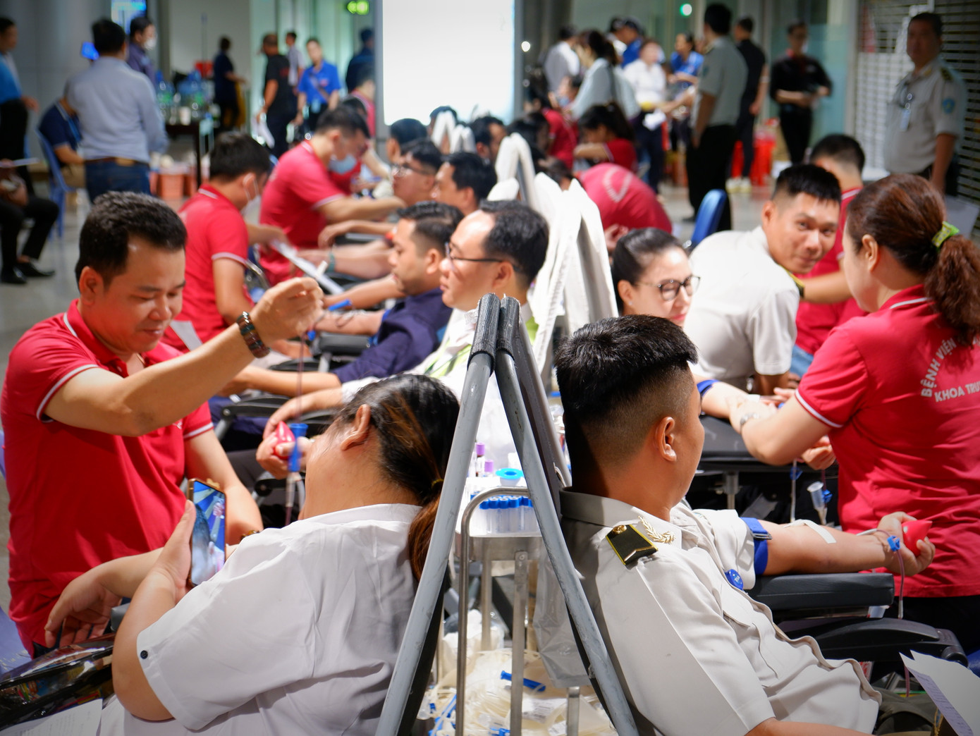 Kết thúc chương trình, Ban Tổ chức tiếp nhận được 456 đơn vị máu.