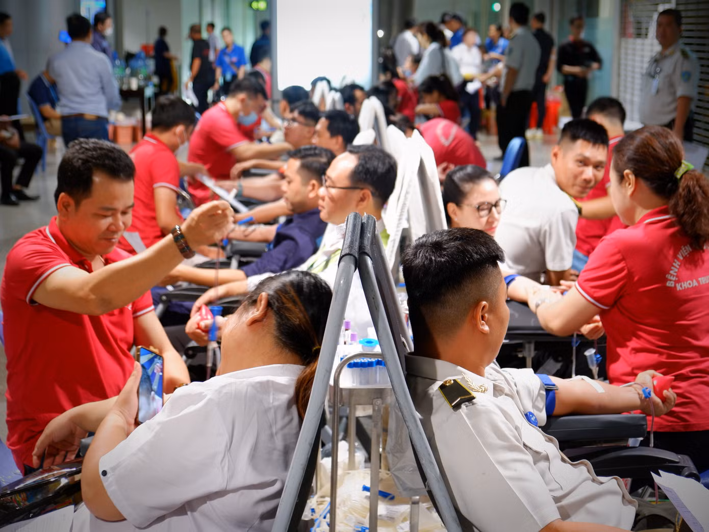 Kết thúc chương trình, Ban Tổ chức tiếp nhận được 456 đơn vị máu.