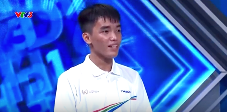 Trần Quang Huy từng là thí sinh tham dự chương trình “Đường lên đỉnh Olympia”. (Ảnh chụp màn hình) Trần Quang Huy từng là thí sinh tham dự chương trình “Đường lên đỉnh Olympia”. (Ảnh chụp màn hình)