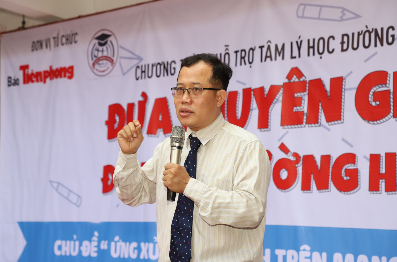 Ông Võ Đỗ Thắng - Giám đốc Trung Tâm Quản trị và an ninh mạng Athena chia sẻ tại chương trình. (Ảnh: Ngô Tùng)