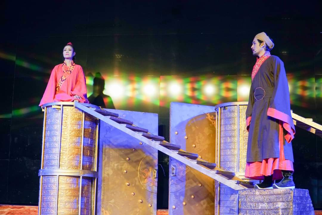 Một phân đoạn trong vở kịch Thành Thăng Long thuở ấy.