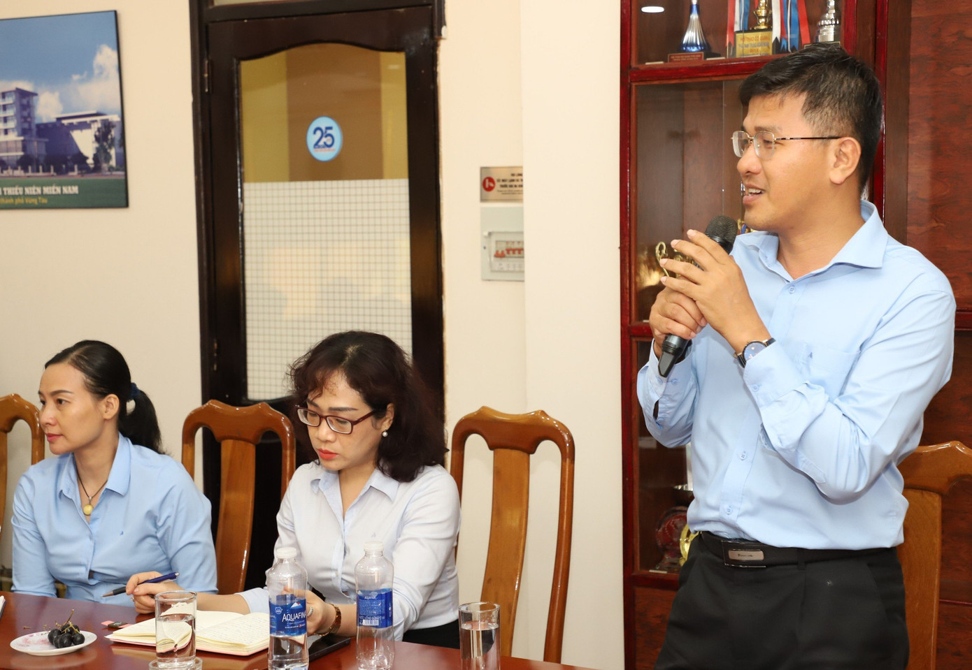 Anh Nguyễn Minh Khánh - Giám đốc SYC phát biểu tại buổi làm việc. (Ảnh: Ngô Tùng) Anh Nguyễn Minh Khánh - Giám đốc SYC phát biểu tại buổi làm việc. (Ảnh: Ngô Tùng)