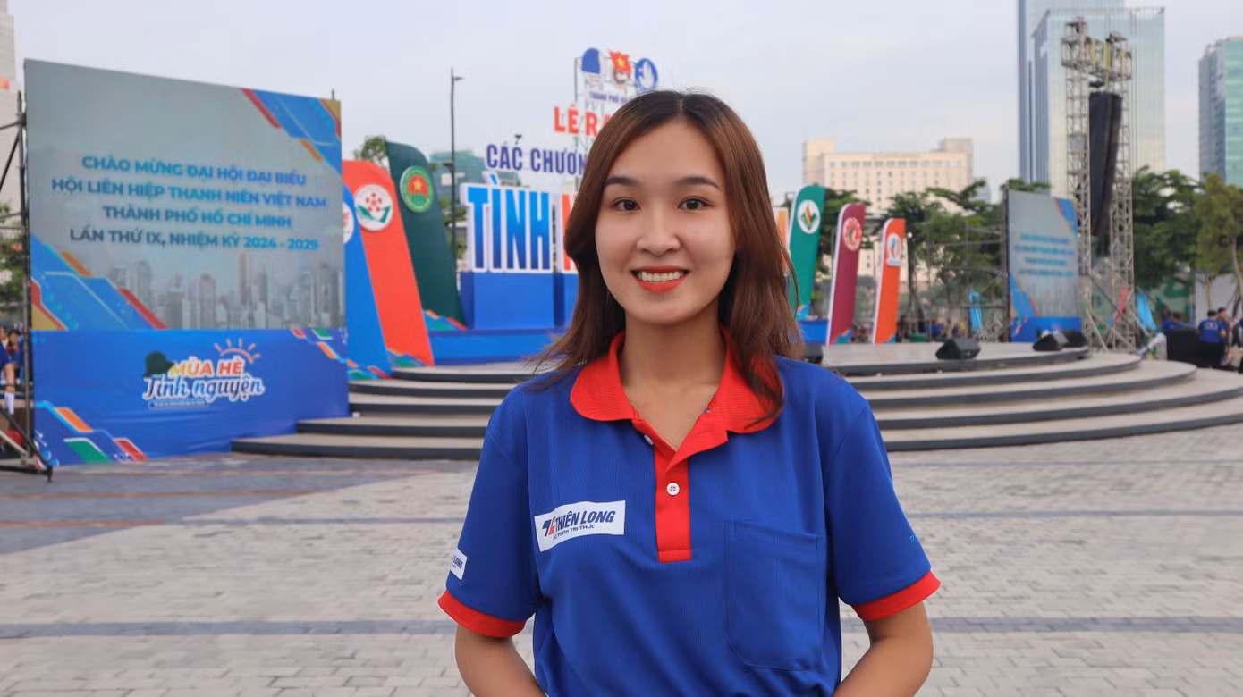Lý Thị Hạnh Tâm - Chủ tịch Hội Sinh viên trường ĐH Văn Hiến.